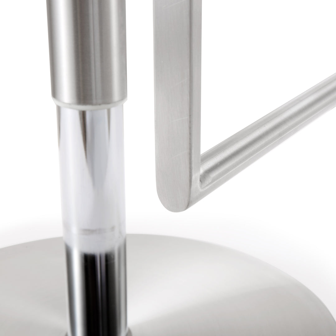Banco para barra de cocina ajustable en acero inoxidable Driss