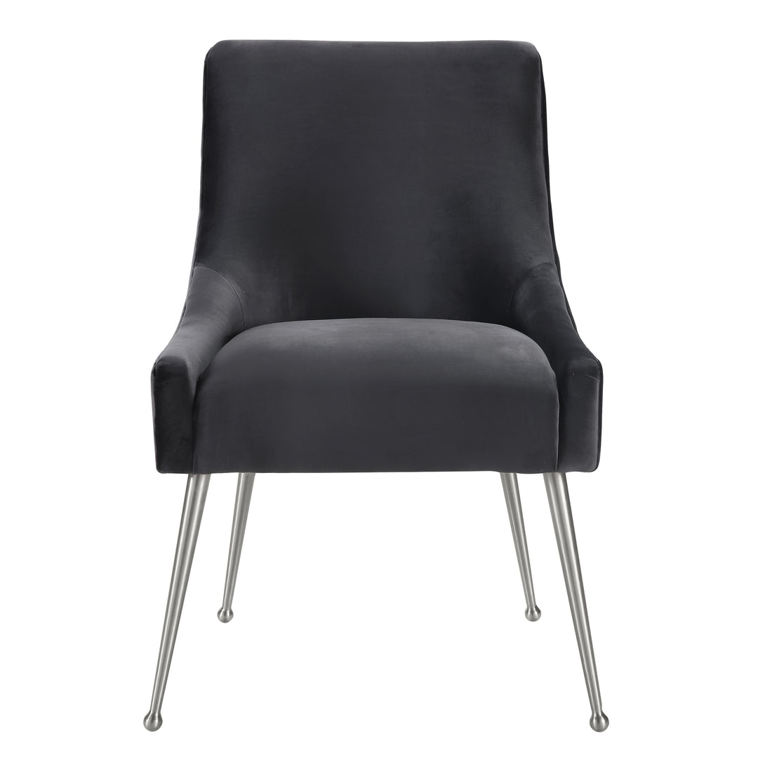 Silla de comedor de terciopelo Elsa