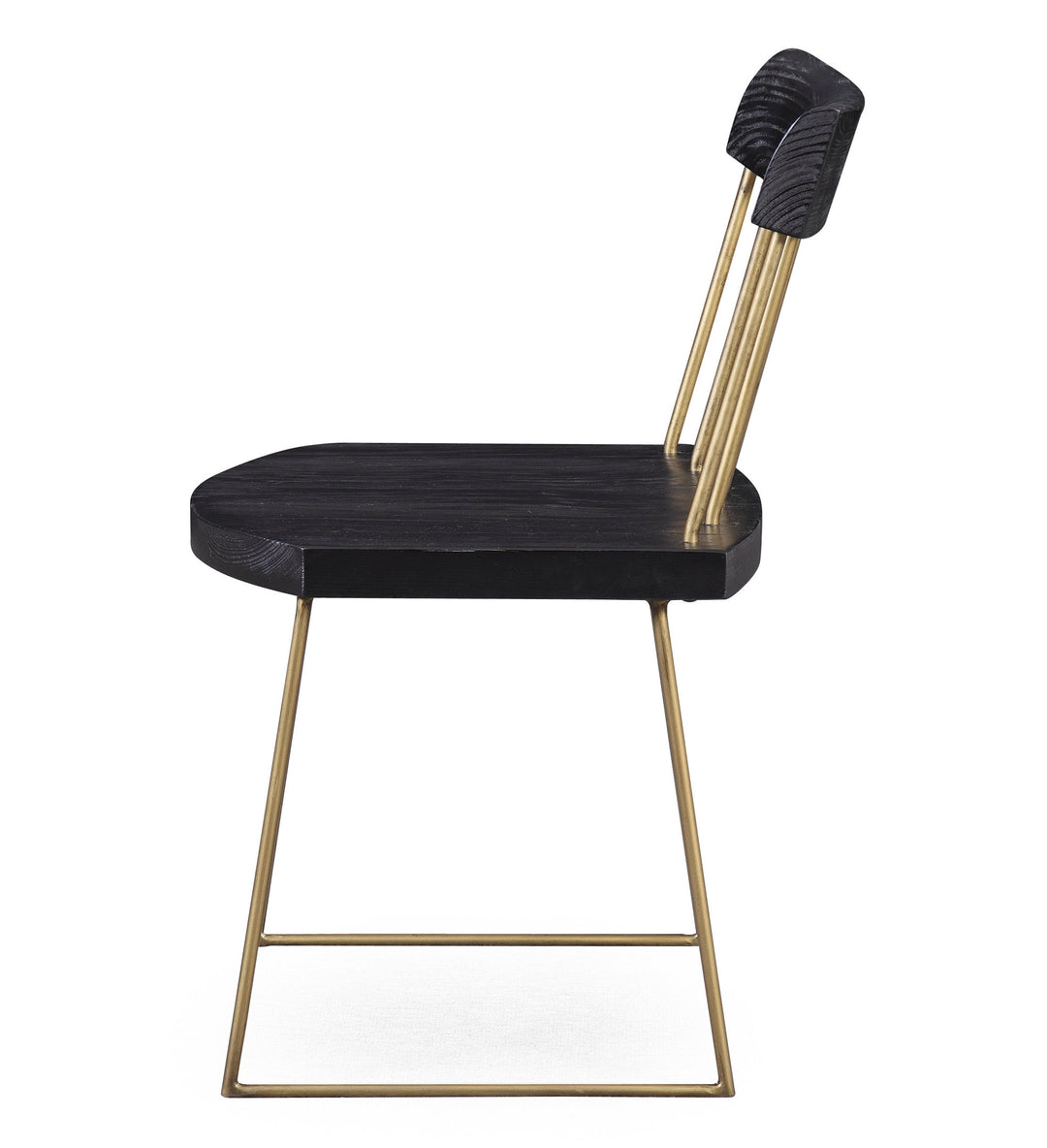 Silla de madera de pino estilo industrial Lucas - juego de 2