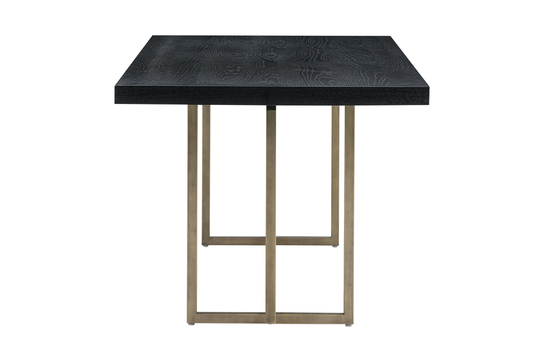 Mesa de comedor negra Noor 79” - 2 metros