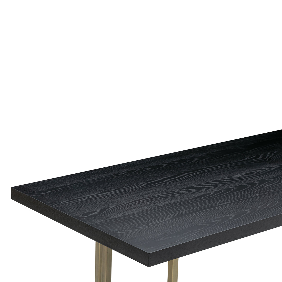 Mesa de comedor negra Noor 79” - 2 metros
