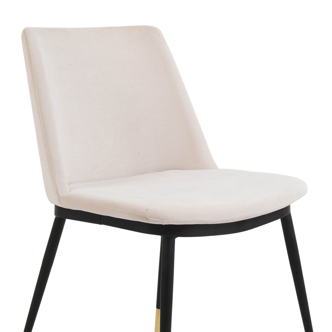 Sillas de teciopelo para comedor modernas Elisa - juego de dos