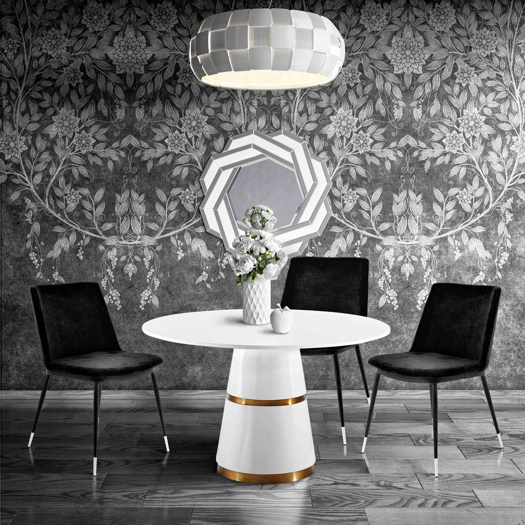 Sillas de teciopelo para comedor modernas Elisa - juego de dos