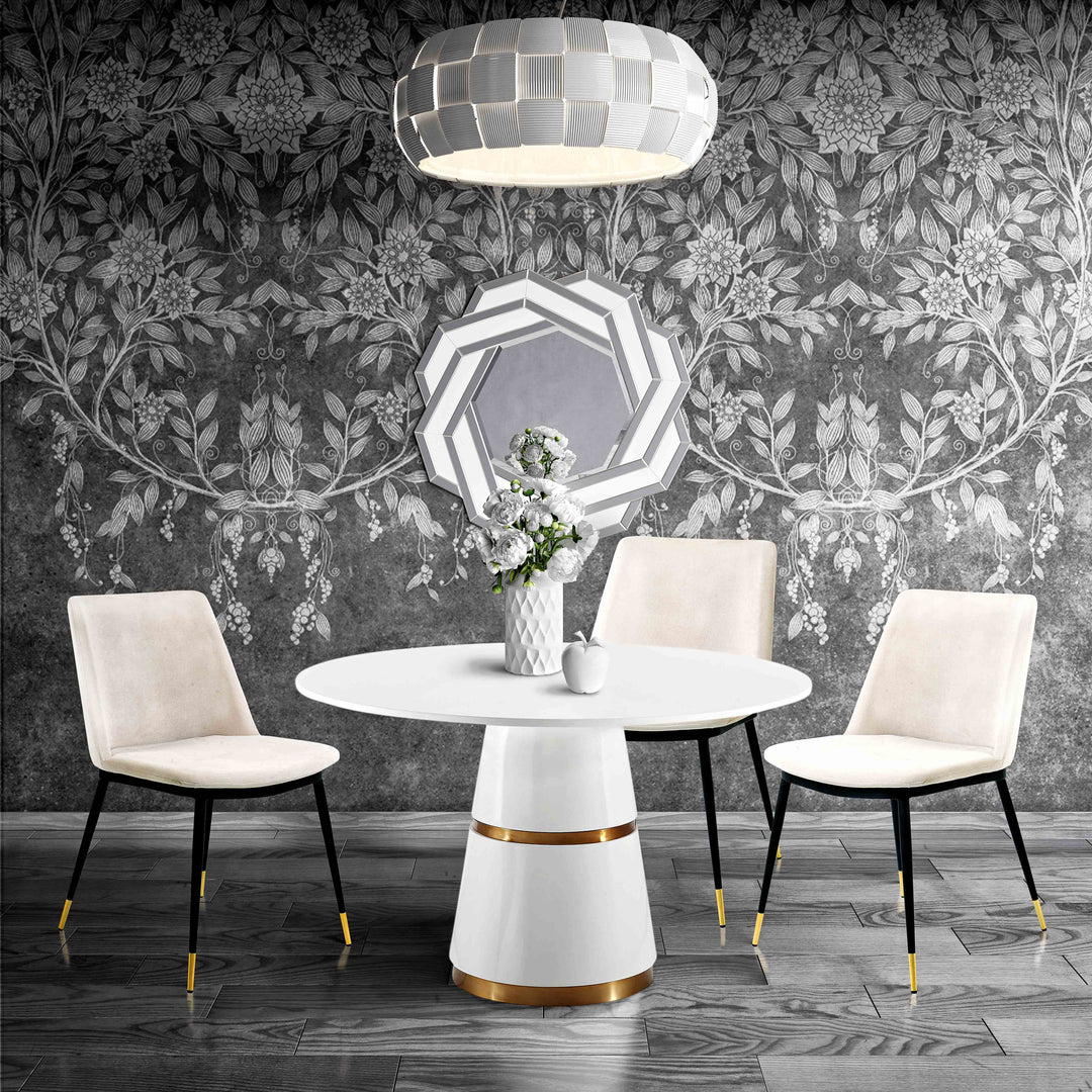 Sillas de teciopelo para comedor modernas Elisa - juego de dos