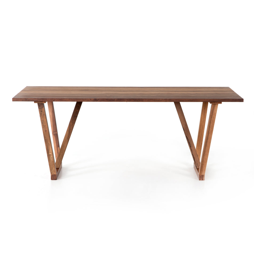 Mesa de comedor de madera mixta recuperada Ciro