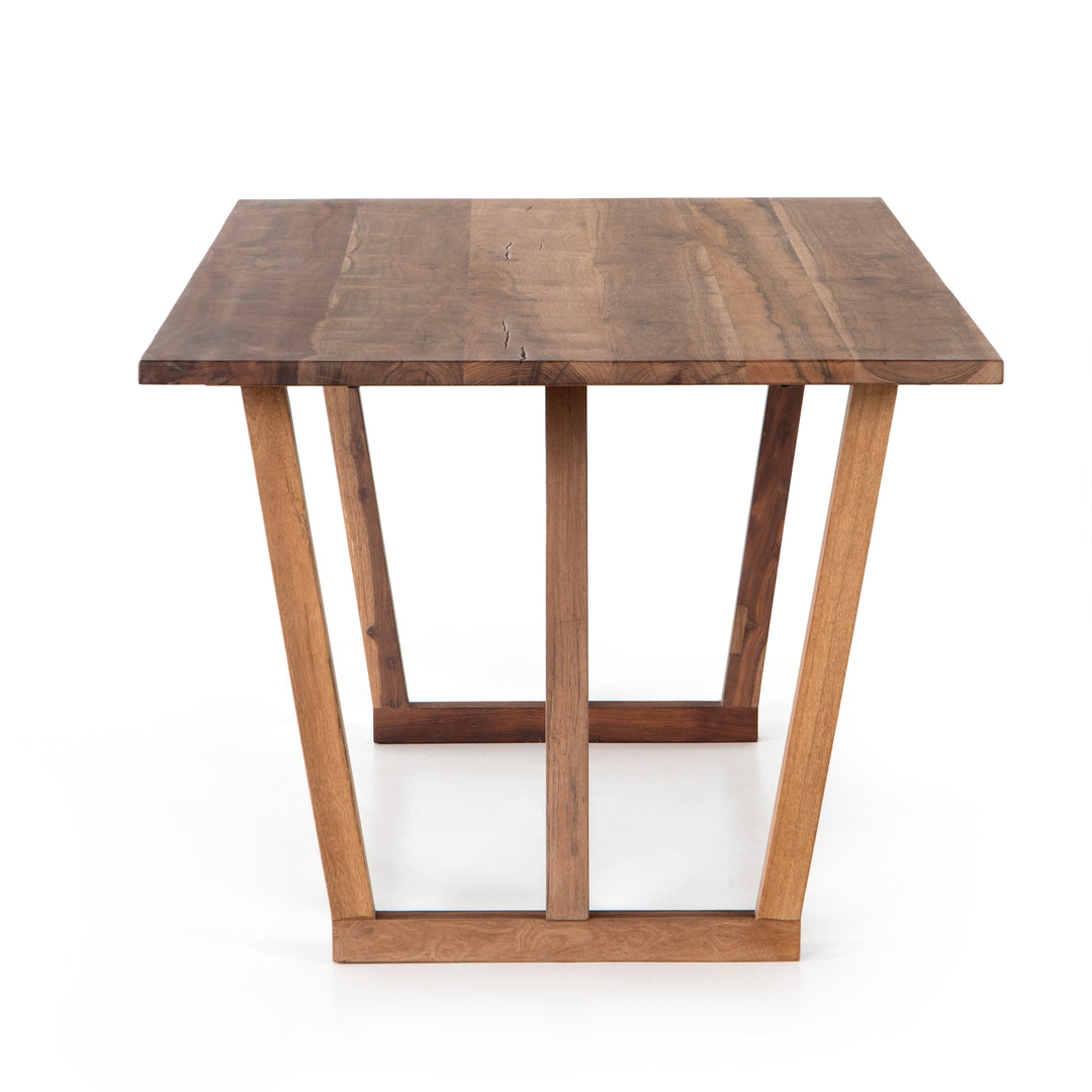 Mesa de comedor de madera mixta recuperada Ciro