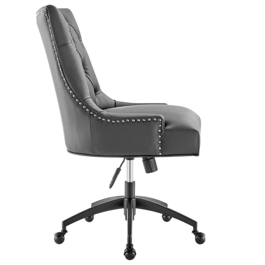 Silla de oficina de piel vegana Mahdia