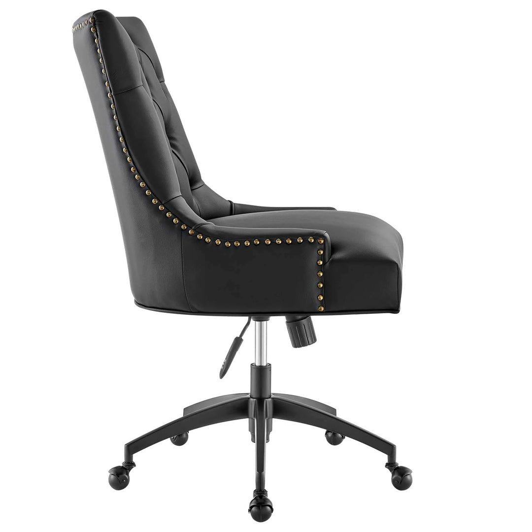 Silla de oficina de piel vegana Mahdia