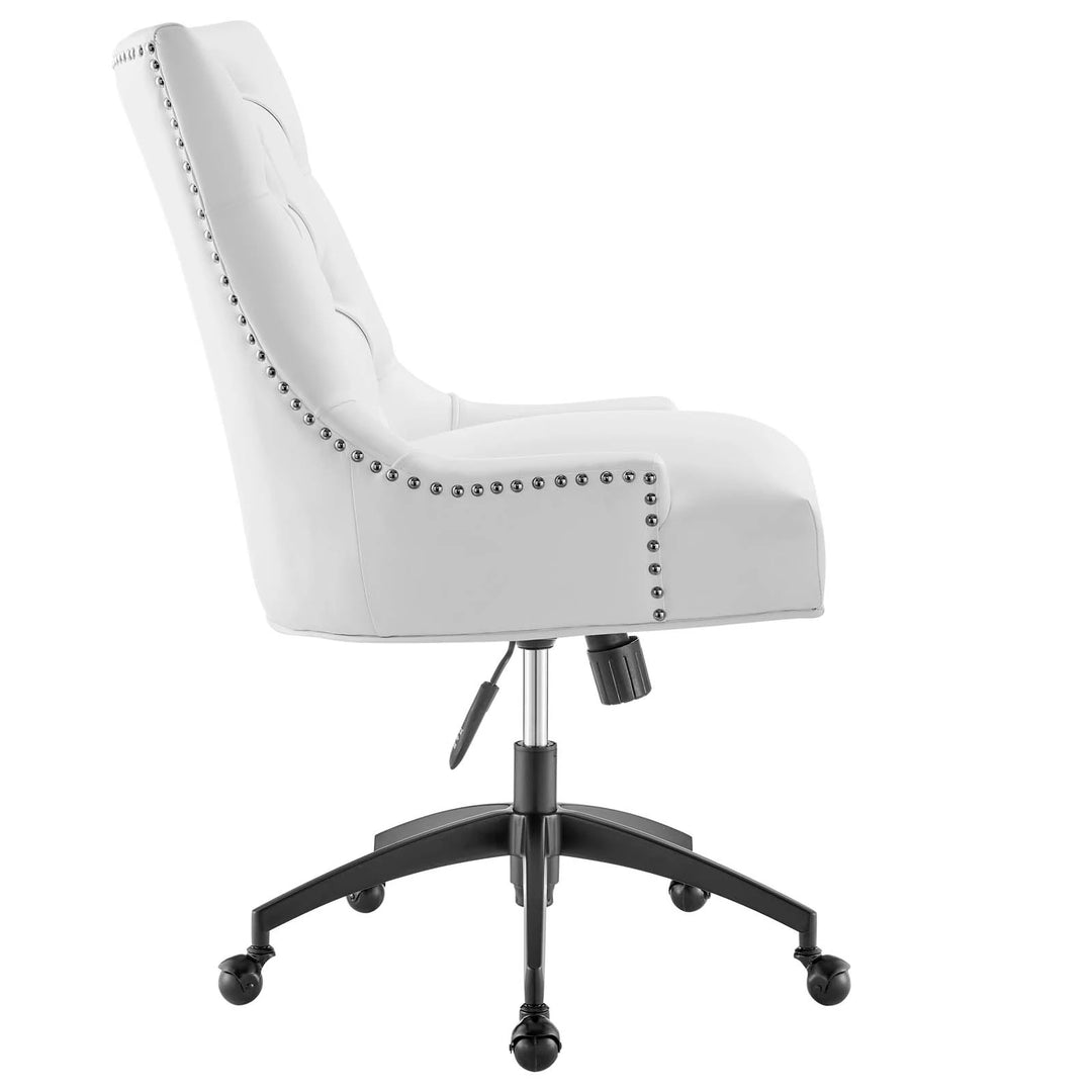 Silla de oficina de piel vegana Mahdia