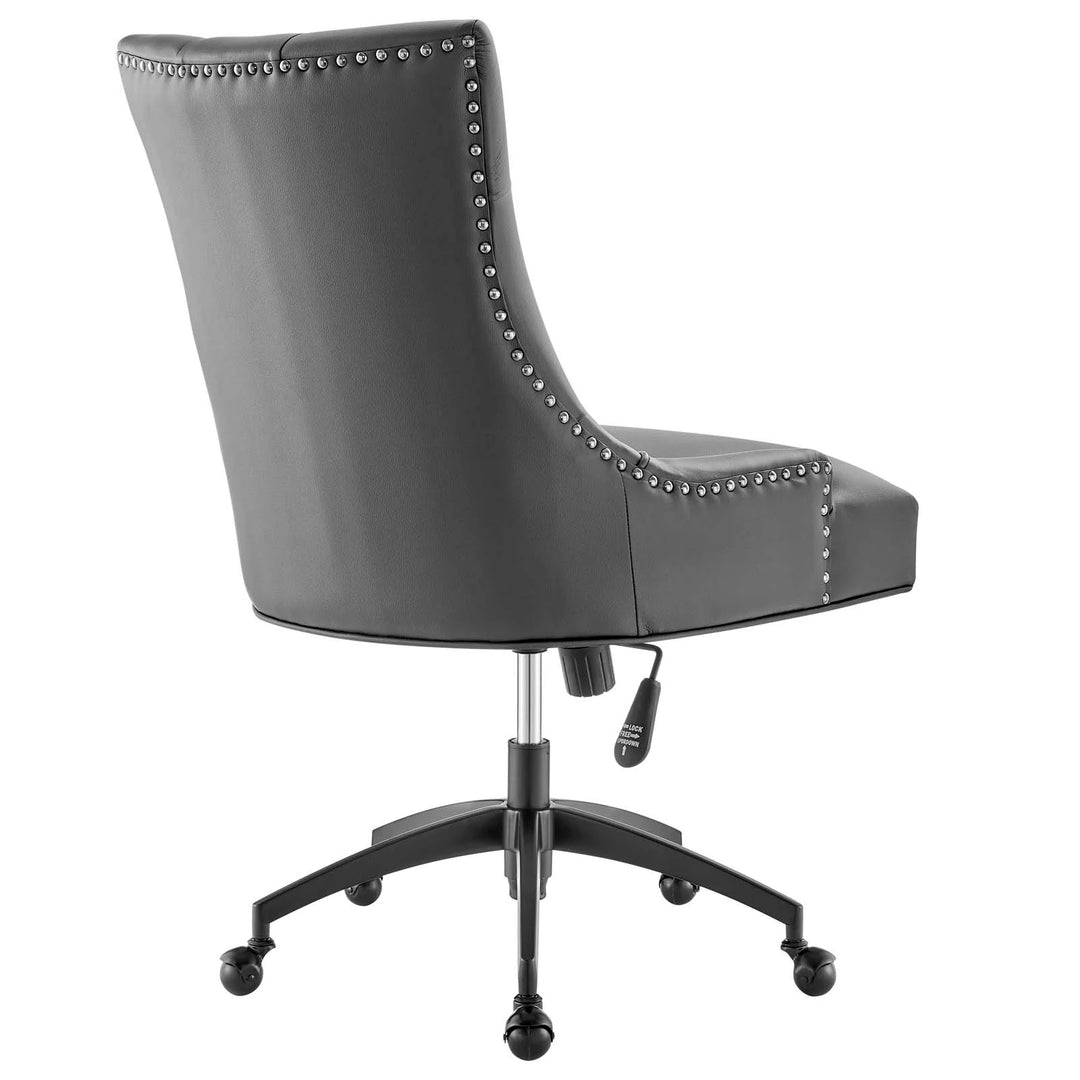 Silla de oficina de piel vegana Mahdia