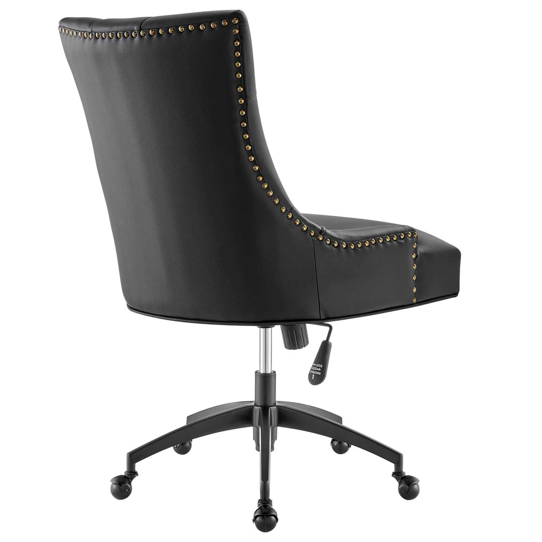Silla de oficina de piel vegana Mahdia