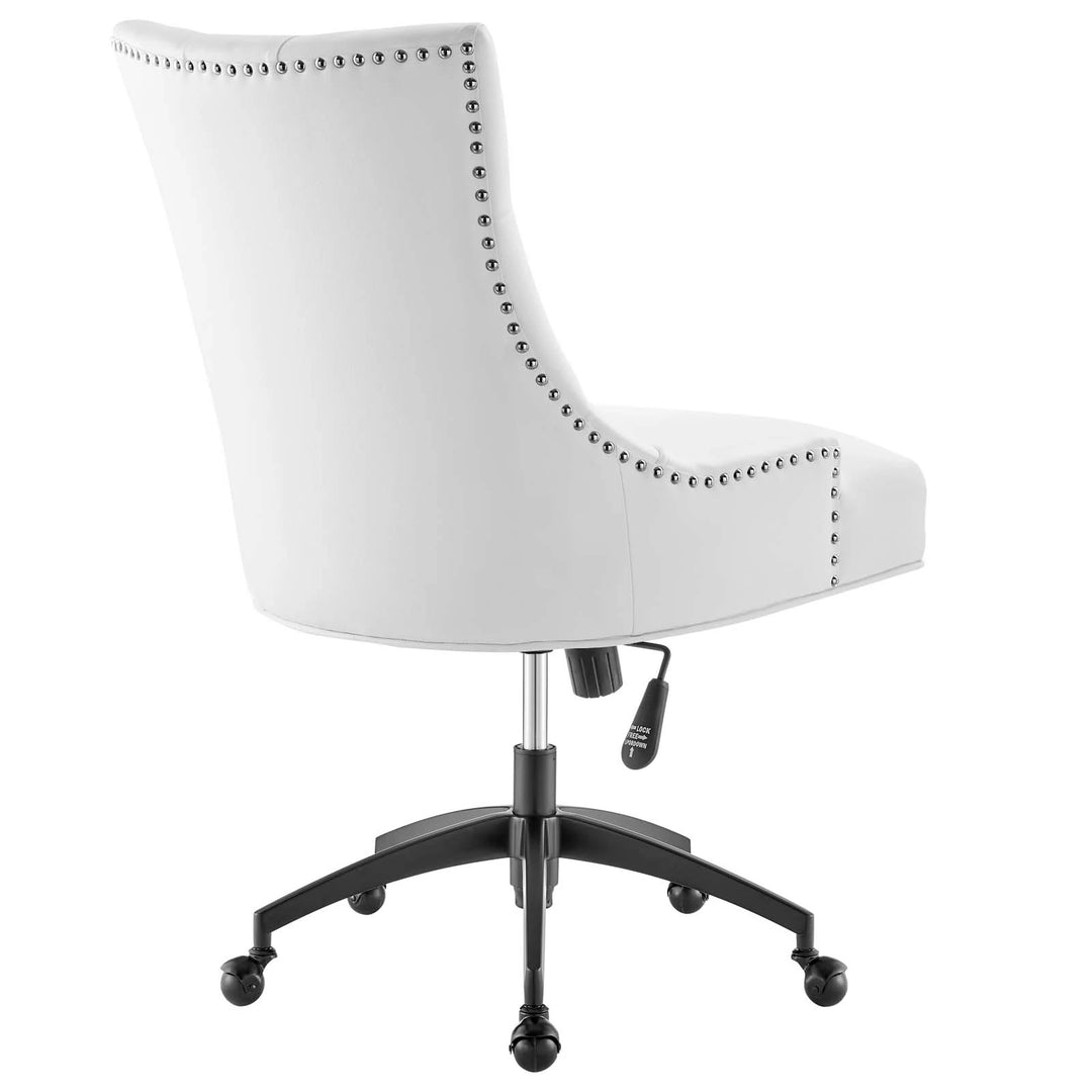 Silla de oficina de piel vegana Mahdia