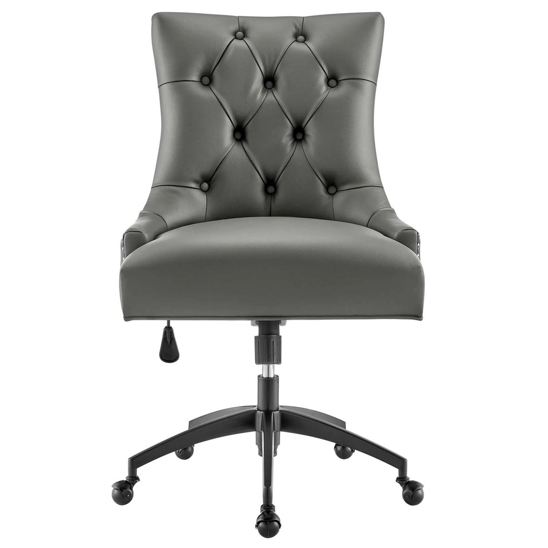 Silla de oficina de piel vegana Mahdia