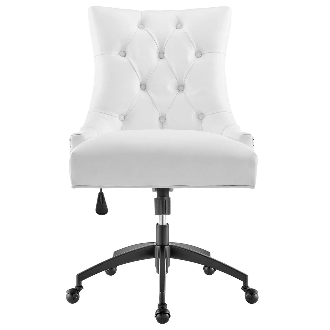 Silla de oficina de piel vegana Mahdia