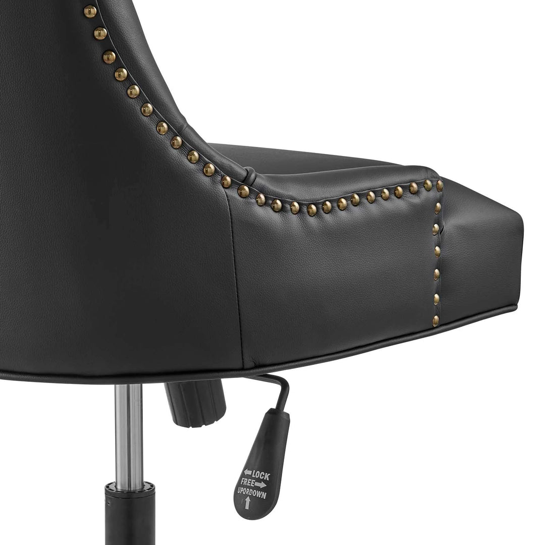 Silla de oficina de piel vegana Mahdia