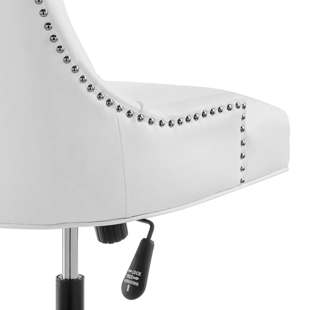 Silla de oficina de piel vegana Mahdia
