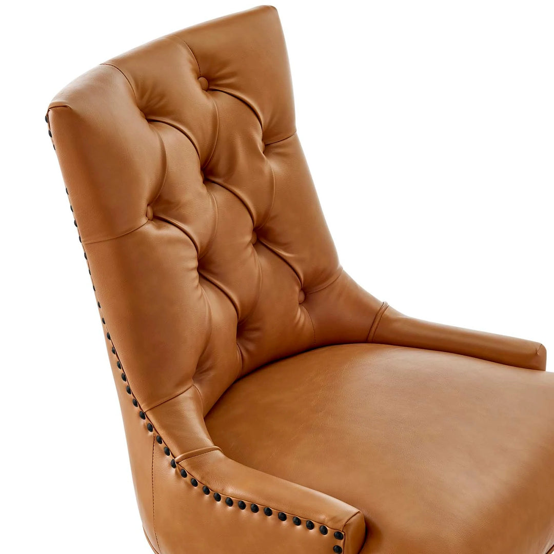 Silla de oficina de piel vegana Mahdia