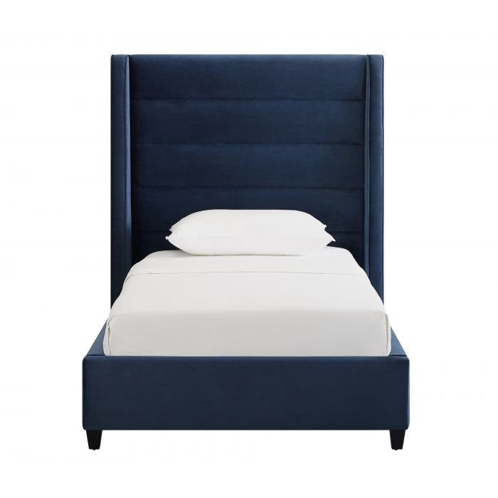 Cama King de terciopelo Akania