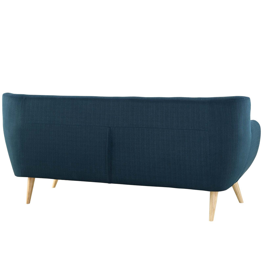 Sofá tapizado de tela en azul, Beige o gris claro Silo