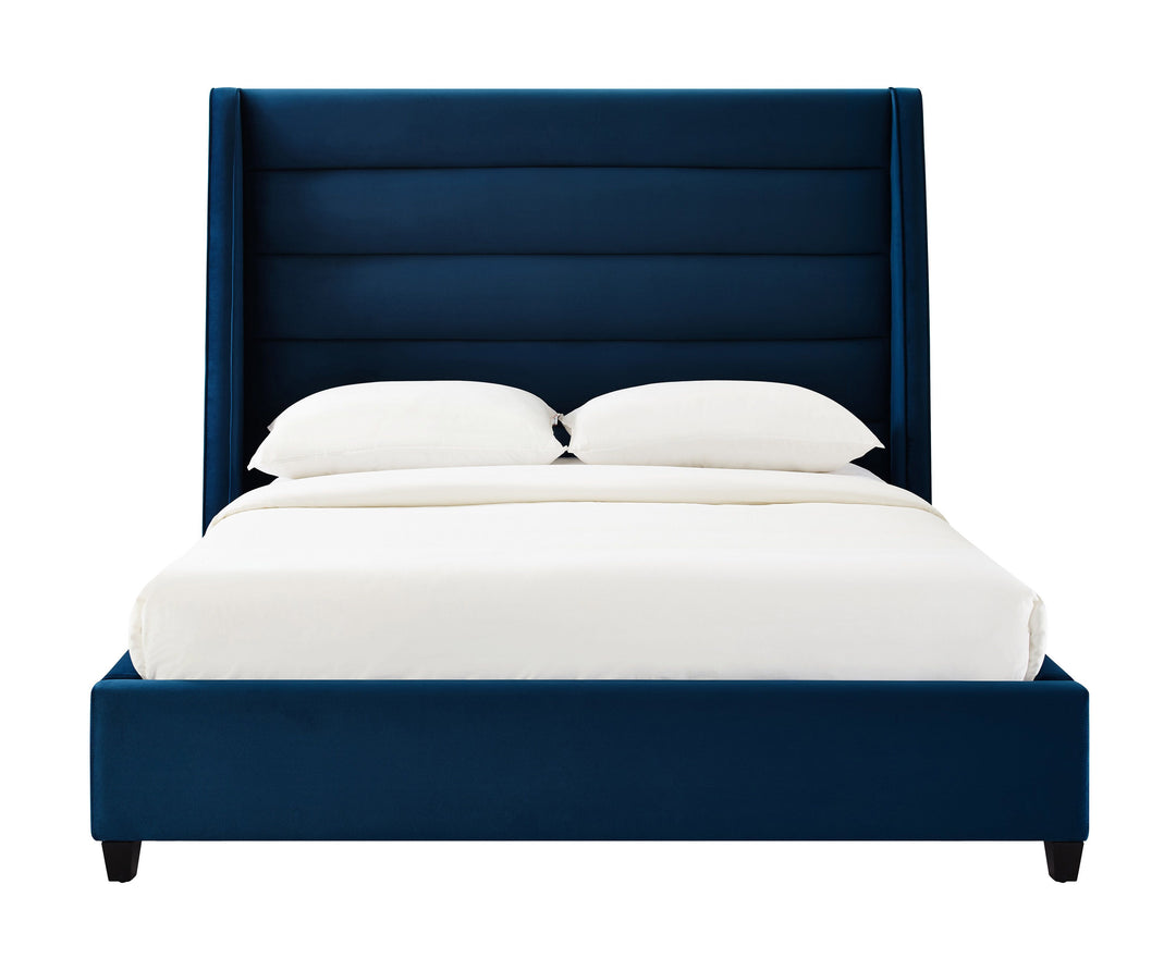 Cama King de terciopelo Akania