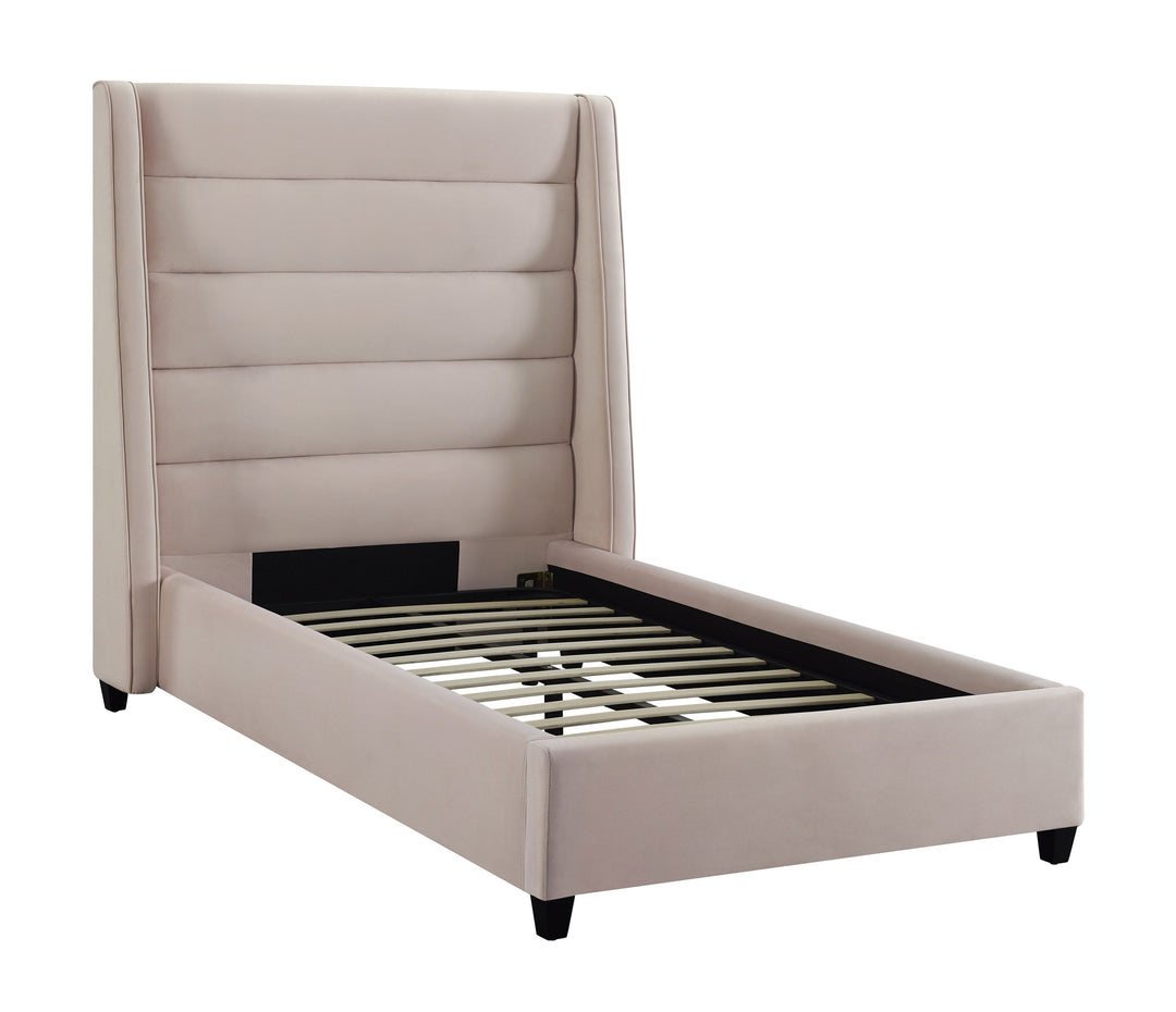 Cama King de terciopelo Akania