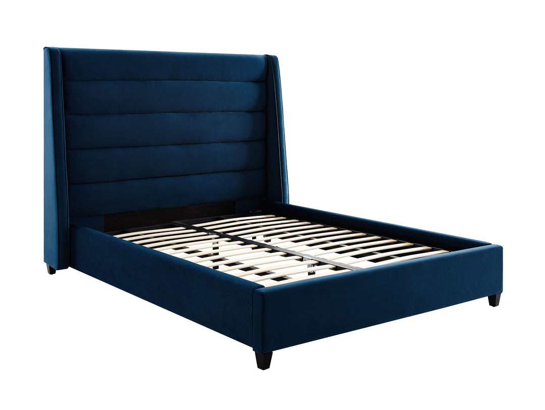 Cama King de terciopelo Akania