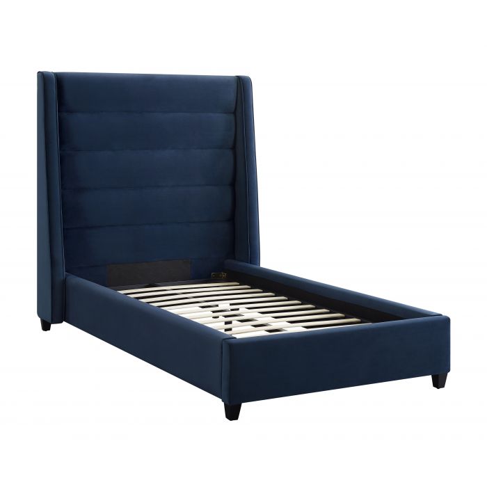 Cama individual de terciopelo Akania