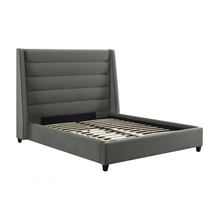 Cama King de terciopelo Akania