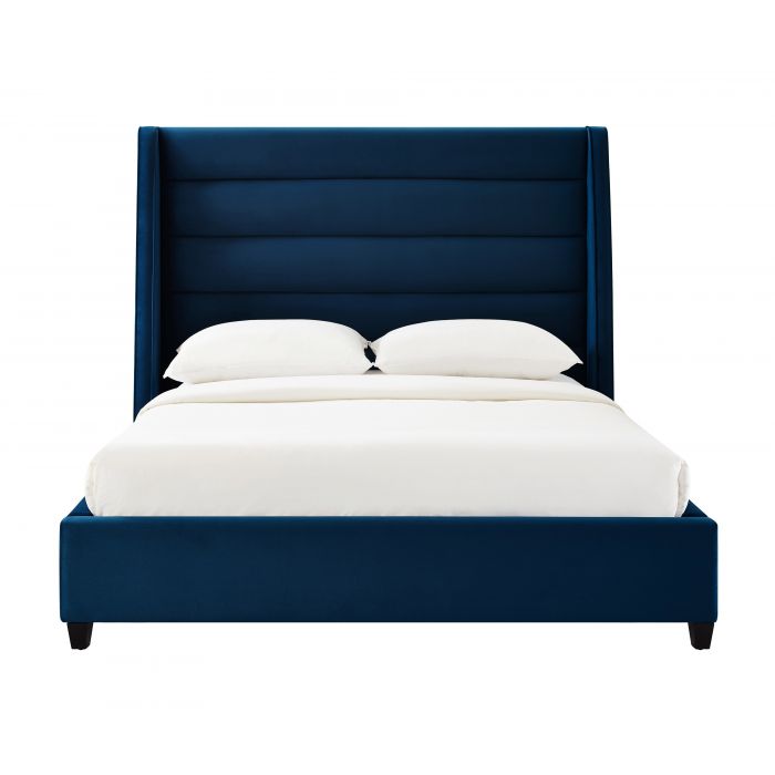 Cama King de terciopelo Akania