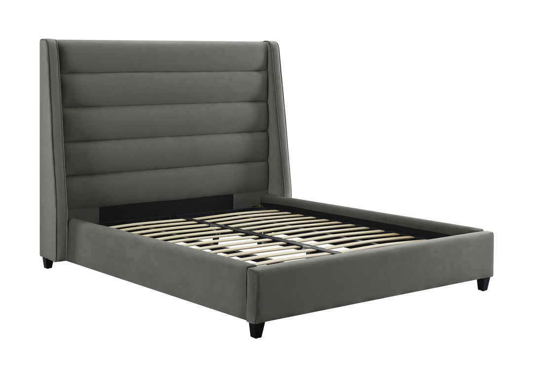 Cama King de terciopelo Akania